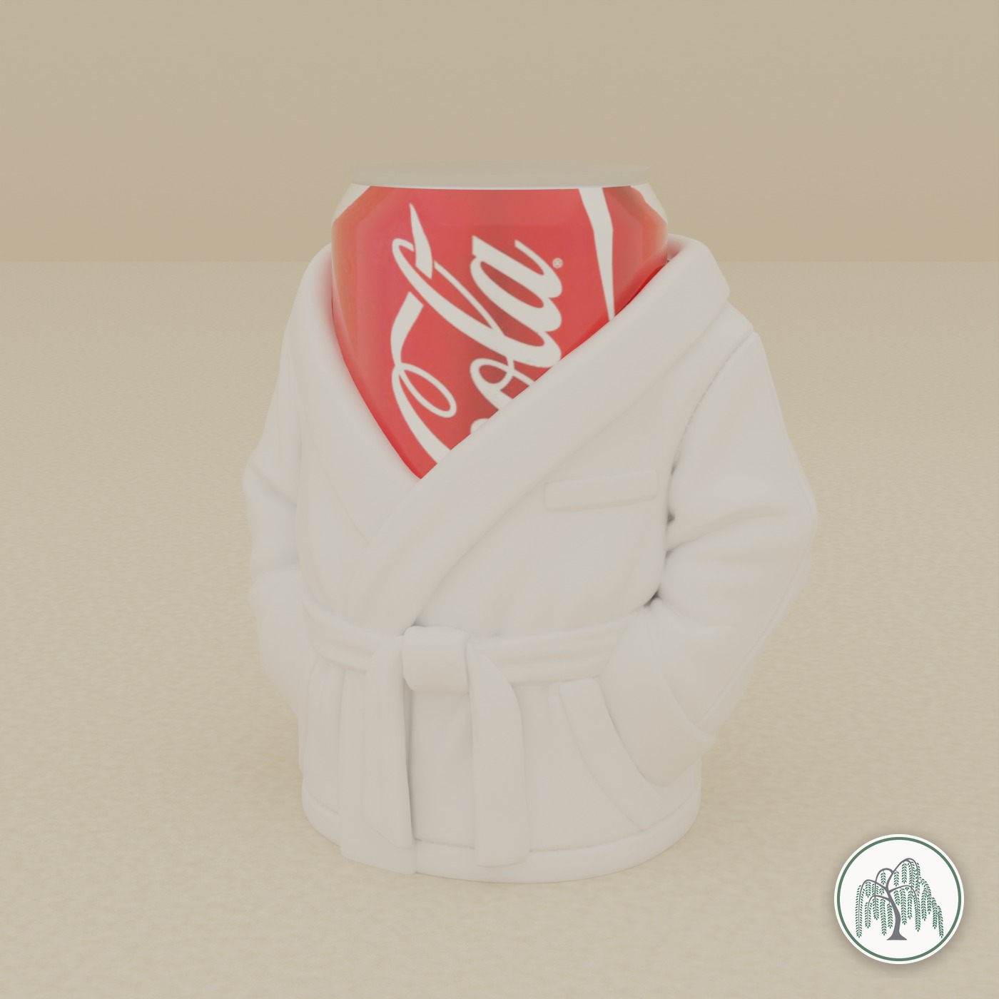 Bathrobe  - Can Holder
