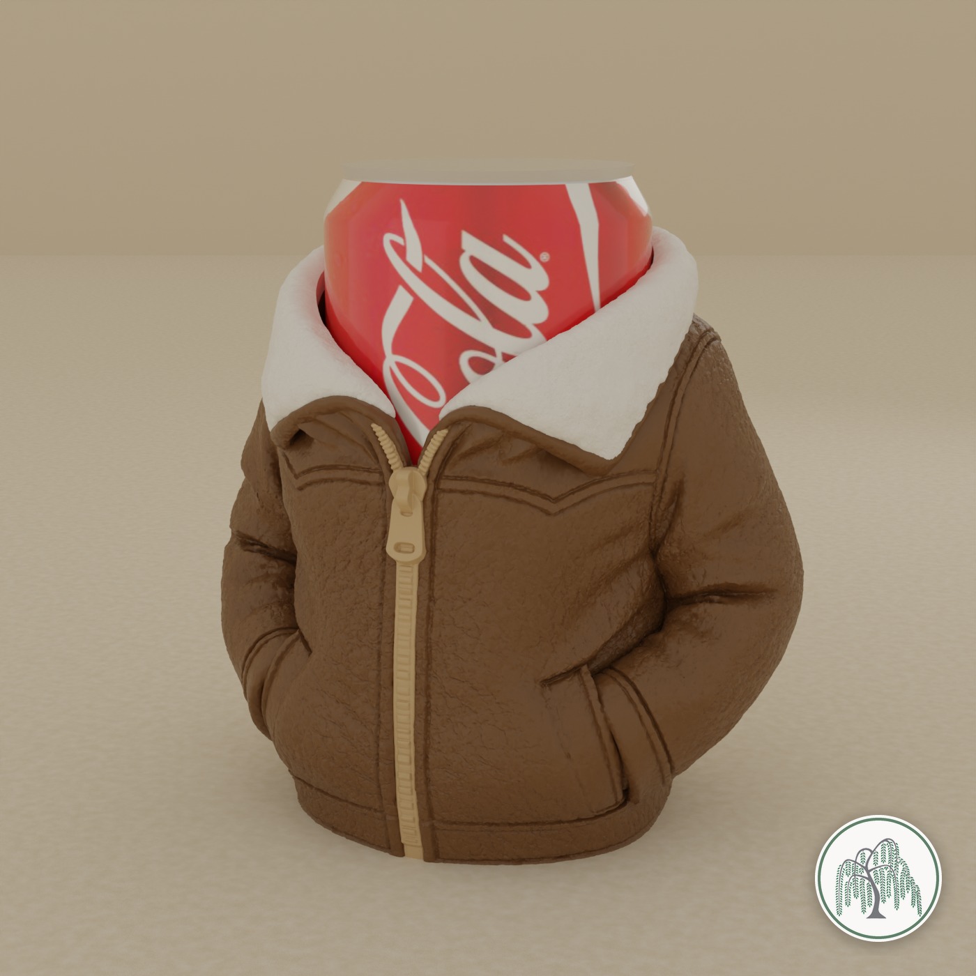 Leather Jacket - Can Holder